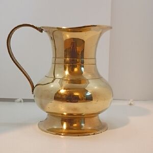 Elegant Brass Pitcher